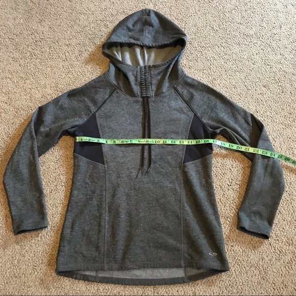Champion Dark Light Grey Hoodie, EUC, S - Picture 7 of 16